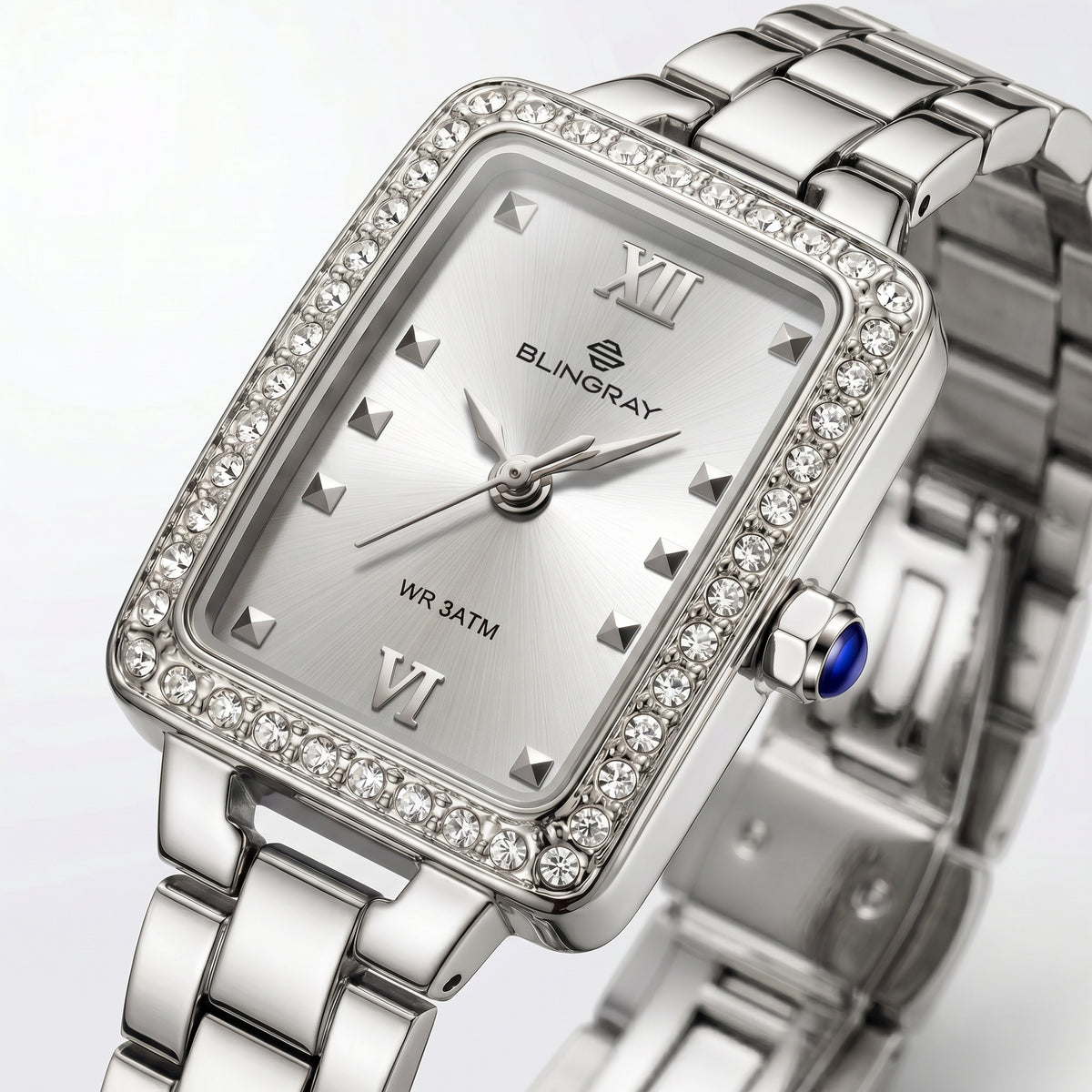 Cherie Cherie Silver Damenuhr von Blingray in Silber
