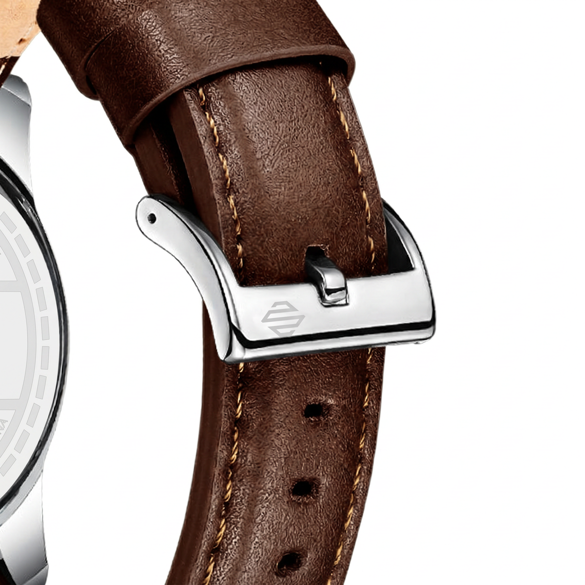 Edelstahlarmband der Trailblazer Roségold Herrenuhr
