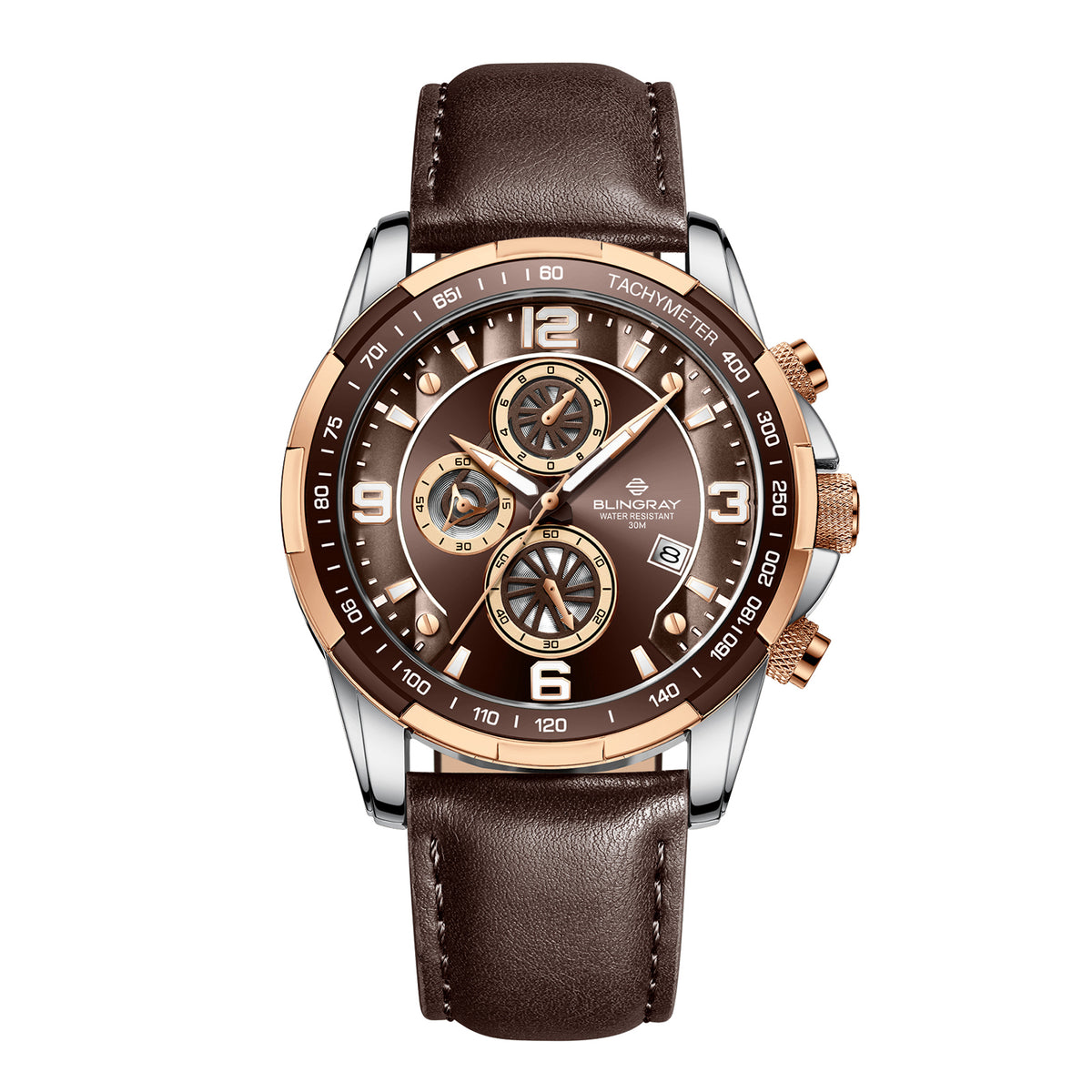Trailblazer Roségold Herrenuhr von Blingray
